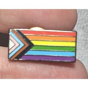Pin Brick Progressive Pride Flag Lapel Pin